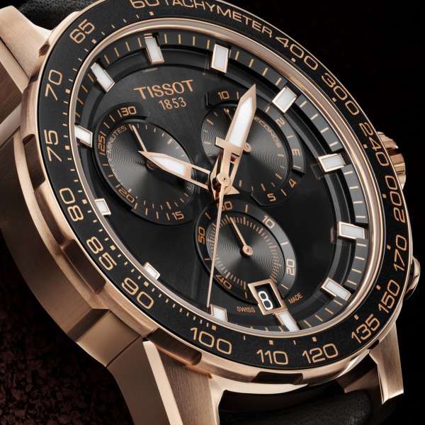 Montre Tissot Supersport Chrono Bracelet Cuir