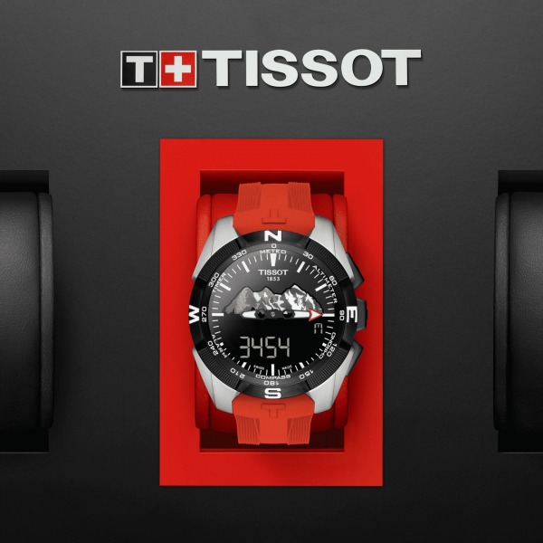 Montre Tissot T-Touch Expert Solar Jungfraubahn Edition Bracelet Silicone