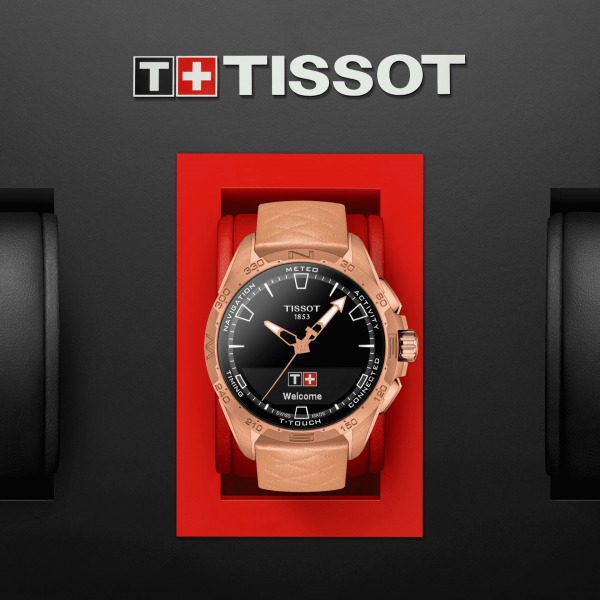 Montre Tissot T-Touch Connect Solar Bracelet Cuir