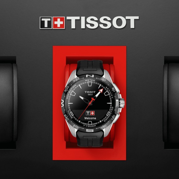 Montre Tissot T-Touch Connect Solar Bracelet Caoutchouc