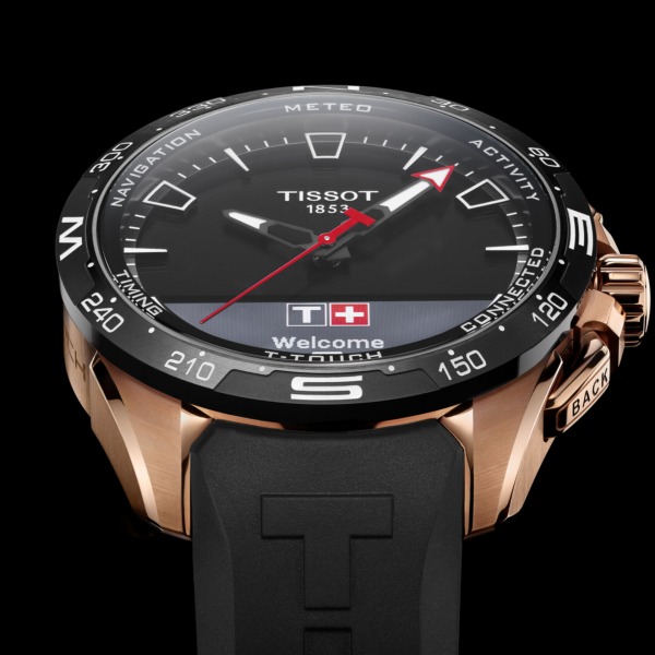 Montre Tissot T-Touch Connect Solar Bracelet Caoutchouc