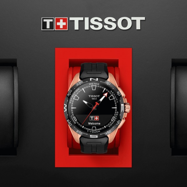 Montre Tissot T-Touch Connect Solar Bracelet Caoutchouc