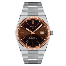 Montre Tissot PRX Powermatic 80 Steel & 18K Gold Bracelet Acier inoxydable 316L