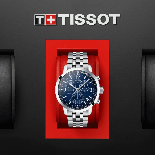 Montre Tissot PRC 200 Chronograph Bracelet Acier inoxydable 316L