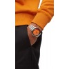 Montre BELL & ROSS BR V2-92 Orange Bracelet Acier