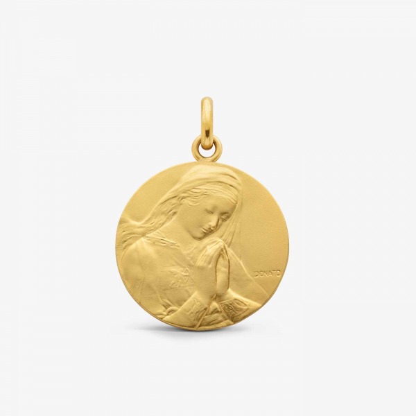 Médaille Baptême Arthus Bertrand Vierge de Donatello