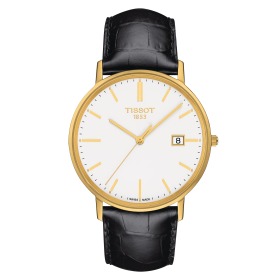 Montre Tissot Goldrun Sapphire 18K Gold Bracelet Cuir