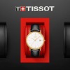 Montre Tissot Goldrun Sapphire 18K Gold Bracelet Cuir