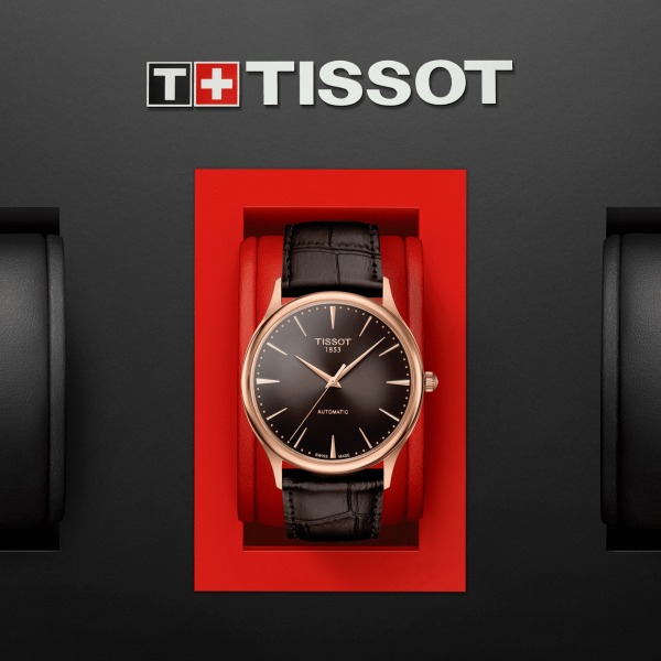 Montre Tissot Excellence Automatic 18K Gold Bracelet Cuir