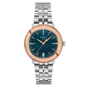 Montre Tissot Glendora 18K Gold Bracelet Acier inoxydable 316L