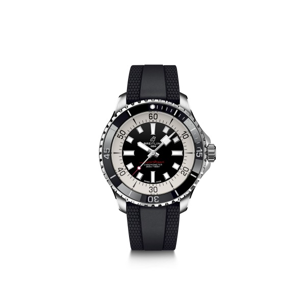 Montre Breitling Superocean 44mm Automatic Cadran Noir Bracelet Caoutchouc