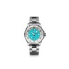 Montre Breitling Superocean Automatic 36 Cadran Turquoise Bracelet Acier