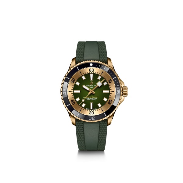 Montre Breitling Superocean 42mm Automatic Cadran Vert & Boîtier Bronze