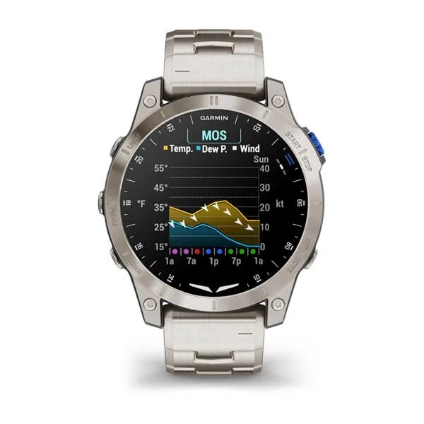 Montre Garmin D2 Mach 1 Bracelet Titanium