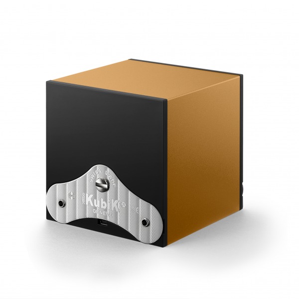Remontoir SwissKubik Masterbox Aluminium Éloxé Gold Feuille Or