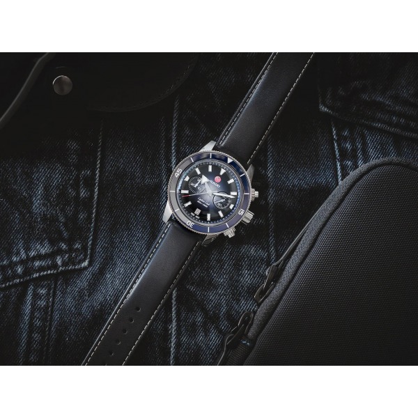 Montre Rado Captain Cook Automatic Chronograph Cadran Bleu