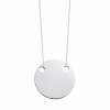 Collier Ginette NY BABY DISC ON CHAIN Or Blanc