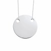 Collier Ginette NY BABY DISC ON CHAIN Or Blanc