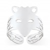 Bague Ginette NY WOLF RING Or Blanc