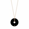 Collier Ginette NY MINI DONUT ONYX ON CHAIN