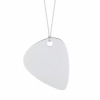 Collier Ginette NY GUITAR PICK Or Blanc