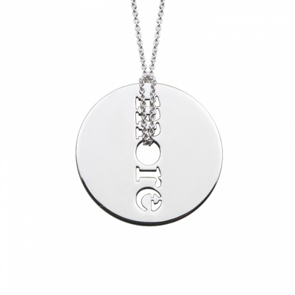 Collier Ginette NY MORE ON CHAIN Or Blanc