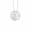 Collier Ginette NY BABY LACE MONOGRAM "ONE" Or Blanc