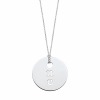 Collier Ginette NY ONE ON CHAIN Or Blanc