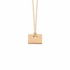 Collier Ginette NY LITTLE PLATE ON CHAIN Or Rose