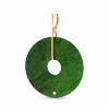 Boucle d'Oreille Ginette NY SOLO JUMBO DONUT JADE HOOP