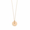 Collier Ginette NY LITTLE TOKEN "LOVE"ON CHAIN Or Rose