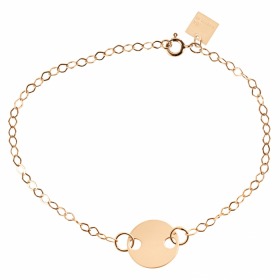Collier Ginette NY LITTLE LITTLE DISC BRACELET Or Rose