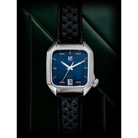 Montre MARCH LA.B AM2 Slim Automatique Cadran Navy Bracelet Buffle