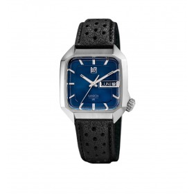 Montre MARCH LA.B AM2 Slim Automatique Cadran Navy Bracelet Buffle