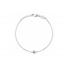 Bracelet Redline PURE 1 Diamant 0.10 ct chaîne or blanc