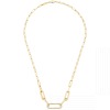 Collier Maillon Dinh Van L or jaune et diamants