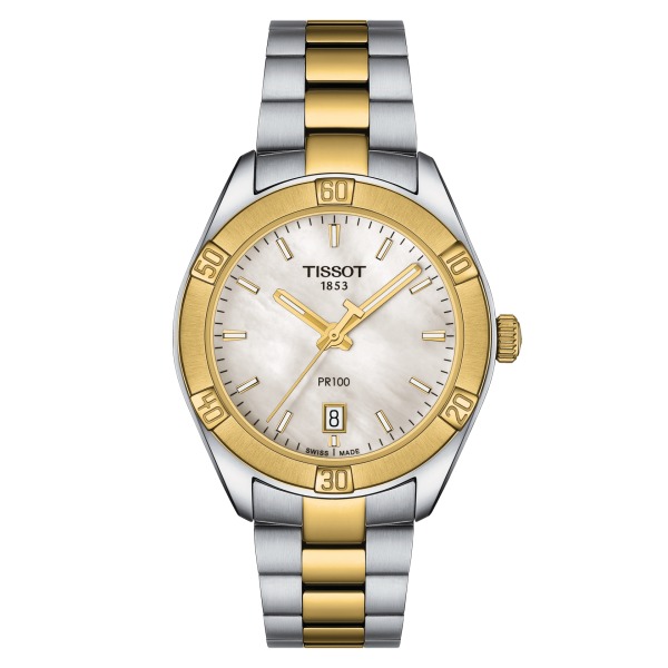 Montre Tissot PR 100 Sport Chic Acier inoxydable 316L