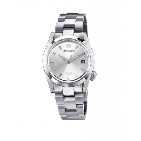 Montre MARCH LA.B AM89 Automatique Cadran Steel Bracelet Acier