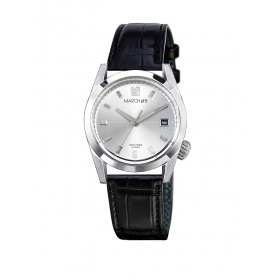 Montre MARCH LA.B AM89 Automatique Cadran Steel Bracelet Alligator