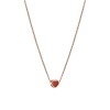 Collier Chopard My Happy Hearts Or Rose & Cornaline