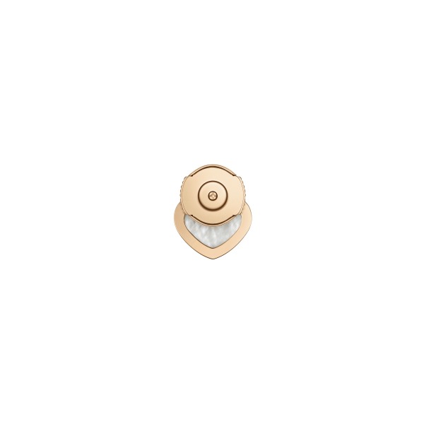 Boucle d'Oreille Chopard My Happy Hearts Or Rose & Nacre