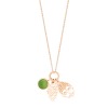 Collier Ginette NY TWENTY JADE 3 CHARMS ON CHAIN