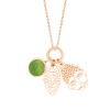 Collier Ginette NY TWENTY JADE 3 CHARMS ON CHAIN