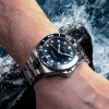 Montre Mido Ocean Star 600 Chronometer Cadran Bleu Bracelet Acier