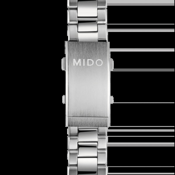 Montre Mido Ocean Star 600 Chronometer Cadran Noir Bracelet Acier