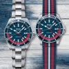 Montre Mido Ocean Star GMT Cadran Bleu Bracelet Acier