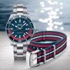 Montre Mido Ocean Star GMT Cadran Bleu Bracelet Acier