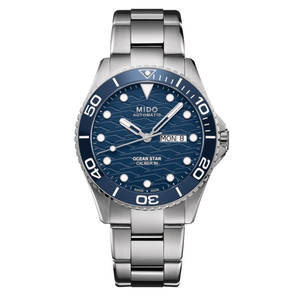 Montre Mido OCEAN STAR 200C Cadran Bleu Bracelet Acier