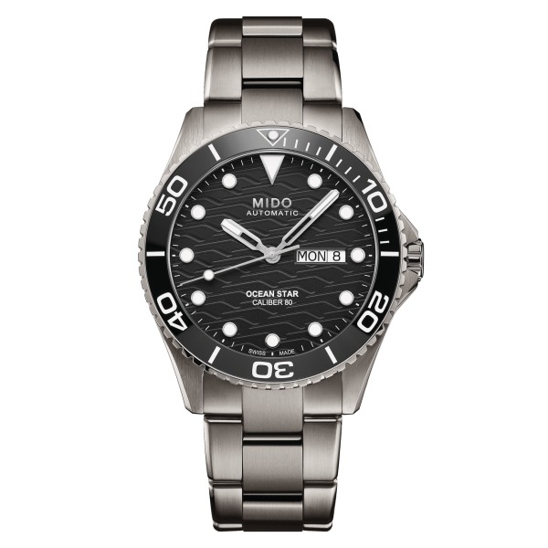 Montre Mido OCEAN STAR 200C TITANIUM Cadran Noir Bracelet Titane