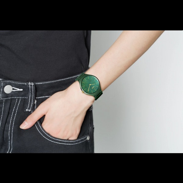 Montre Rado True Thinline Cadran Vert Bracelet Céramique